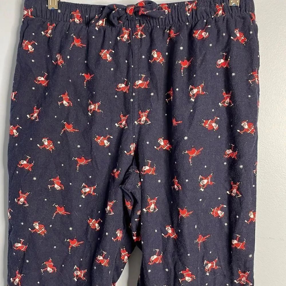 J. Crew Men’s Medium Flannel Pajama Pants with Santa